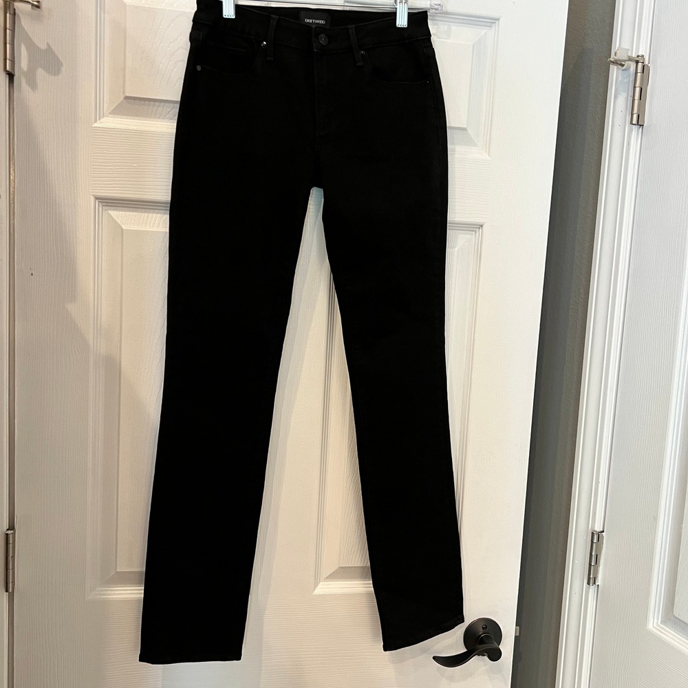 Driftwood Audrey Jeans Cotton Denim Black Minimalist